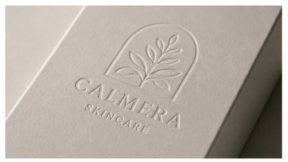 Embossing packaging finish