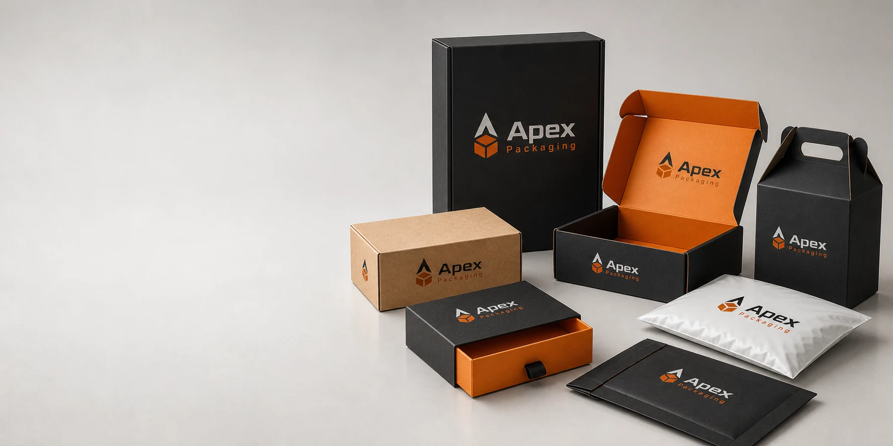 Professional packaging illustration for custom product boxes.