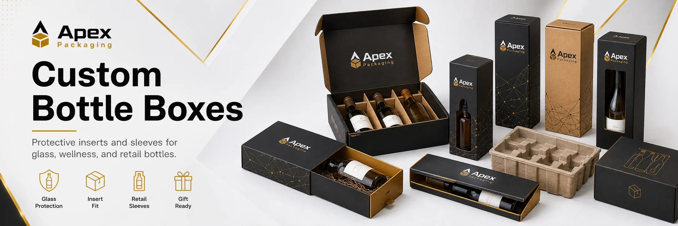 Bottle Boxes custom packaging hero banner