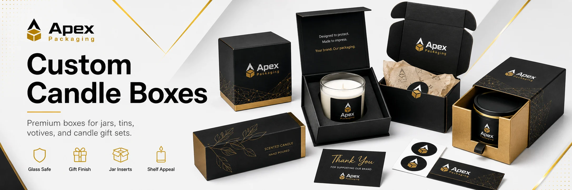 Candle Boxes custom packaging hero banner