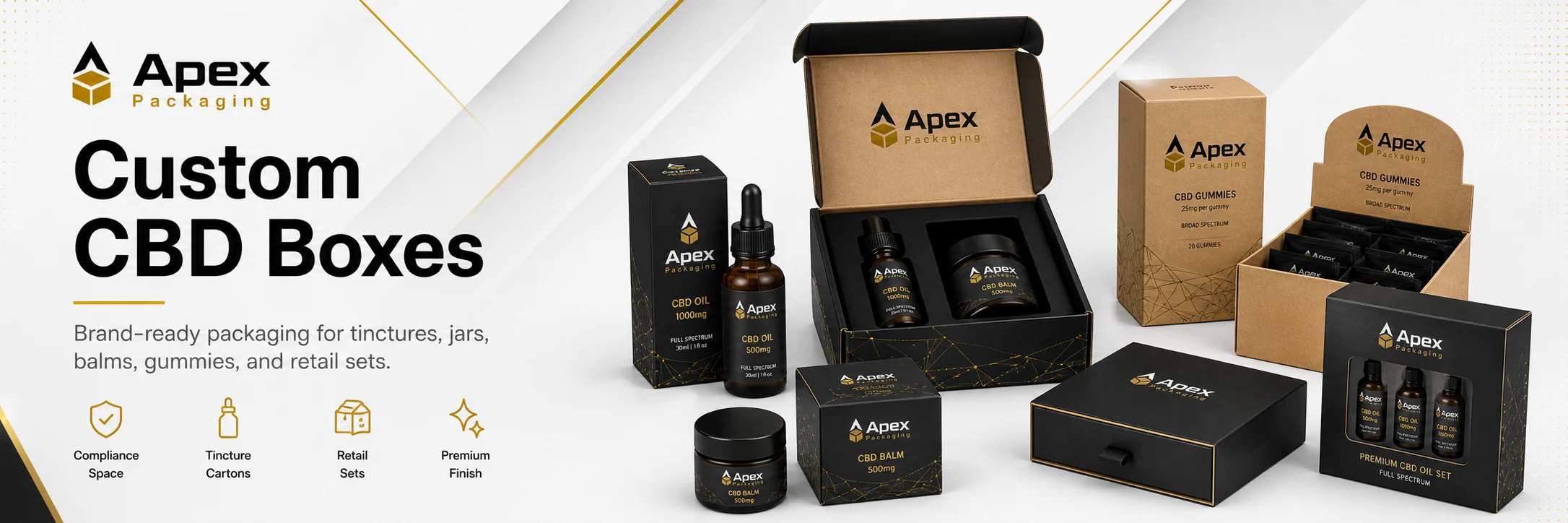 CBD Boxes custom packaging hero banner