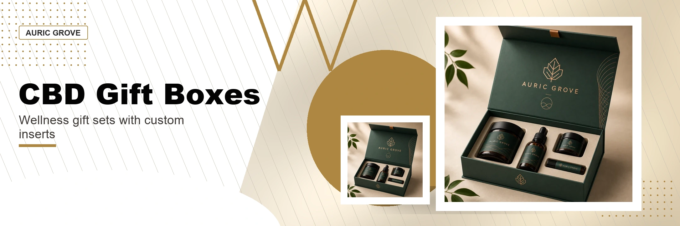 CBD Gift Boxes custom packaging hero banner
