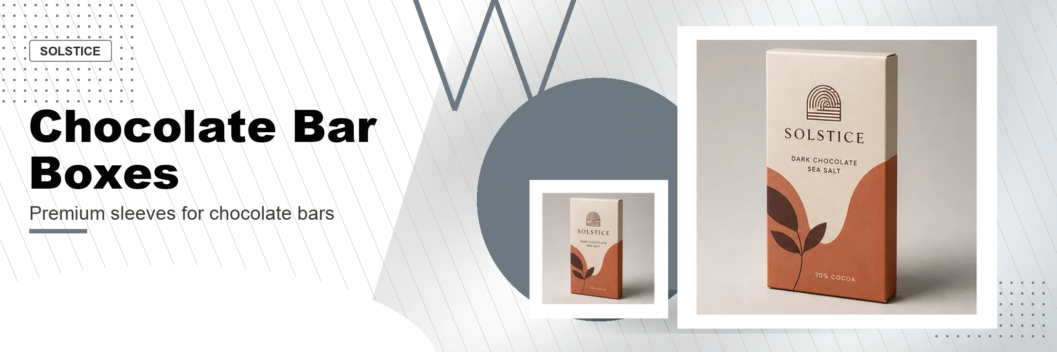 Chocolate Bar Boxes custom packaging hero banner