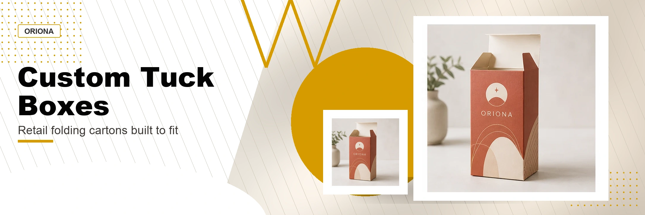 Custom Tuck Boxes custom packaging hero banner