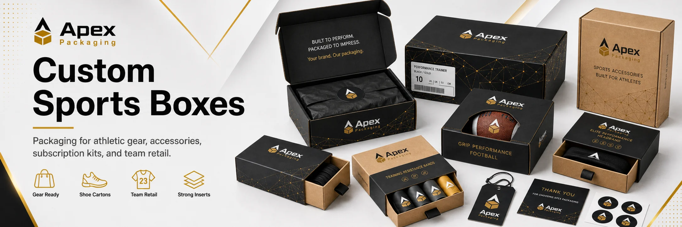 Sports Boxes custom packaging hero banner